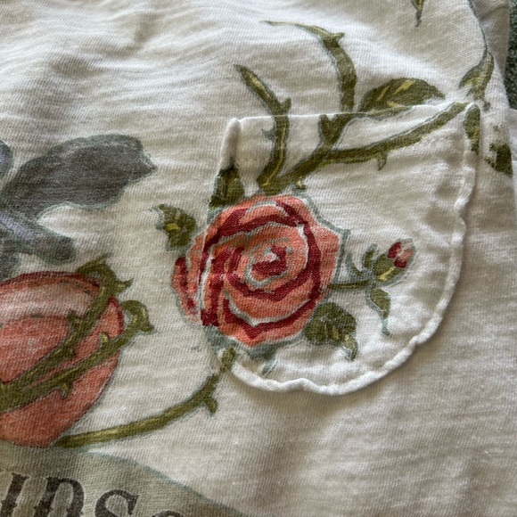 Vintage Harley Davidson Women’s Medium Long Sleeve with Roses - Picture 8 of 9